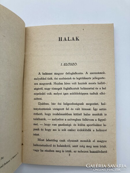 Hankó Béla: Halak, 1945 - ritka kiadvány