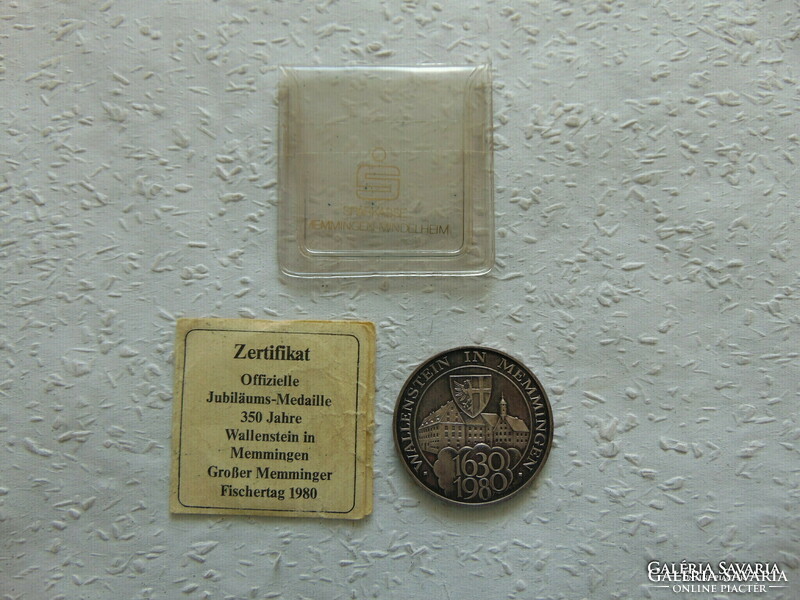 Germany silver commemorative medal 1980 999% silver