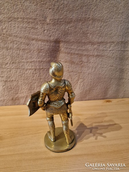 Solid copper knight