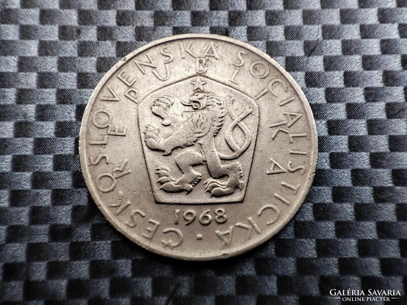Czechoslovakia 5 crowns, 1968