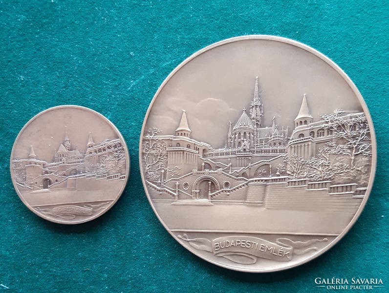 Lajos Berán: Budapest memorial, 2 medals