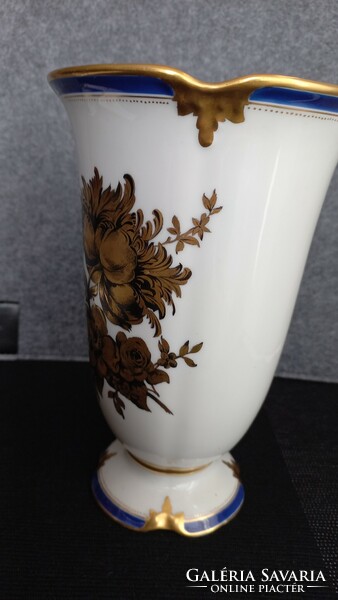 Drasche /eredeti/ porcelán váza, jelzett, festést készítő mester pecsétjével ellátva.