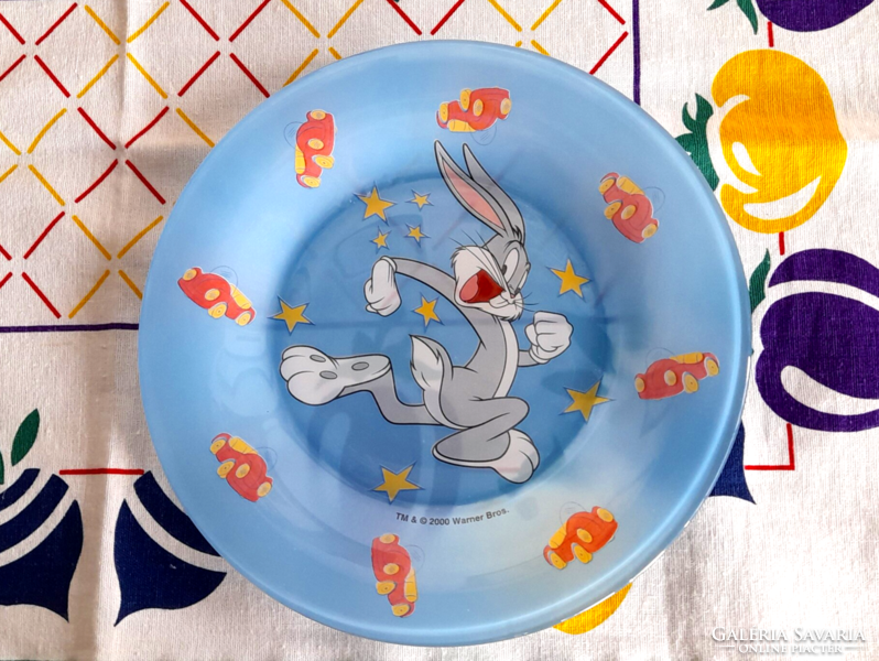 Régi gyerek tányér - Bugs Bunny -
