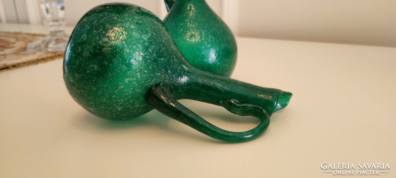 Rarity! Murano pulegoso oil made by Seguso, Italy, 1930, or Vinegar pouring bottle