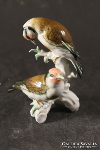 Ens porcelain pair of birds 463