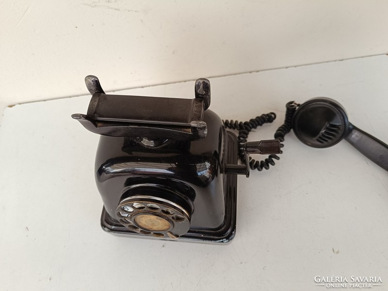 Antique telephone table crank dial telephone 1930s 551 8538