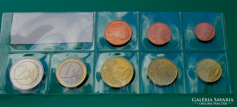 Finland - complete euro series - mixed years - 1999 - 2004