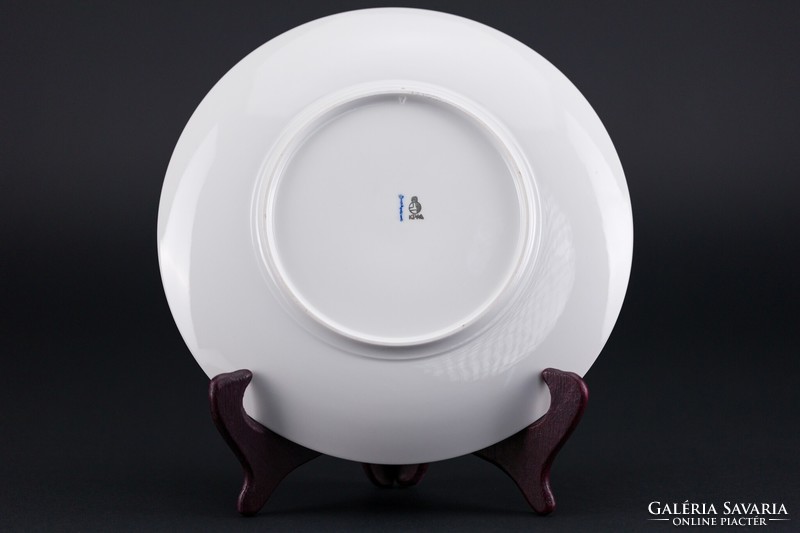 KPM porcelán fali tányér, jelzett.