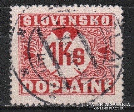 Szlovákia 0163 Mi portó 20      0,50 Euró