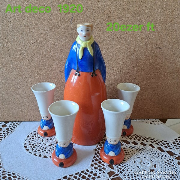 Art deco drink set