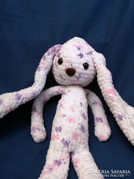 Custom crocheted stuffed rabbit