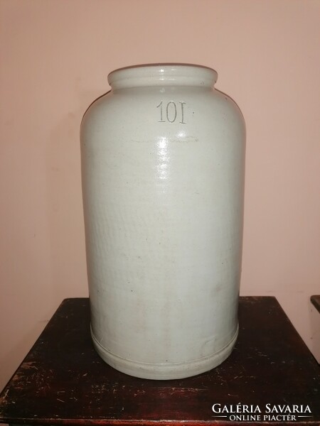 Old ceramic container