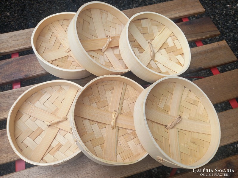 Bambusz pároló fedő, melegentartó/Kinai konyha