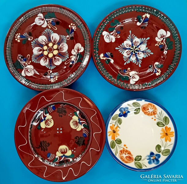 4 Városlőd ceramic plates