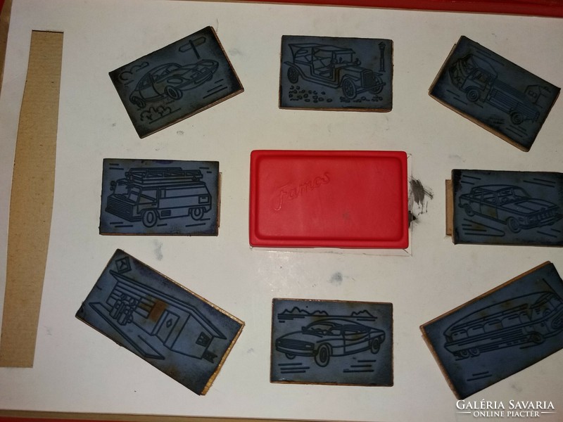 Old creative car printing set excellent collector's condition as shown in the pictures