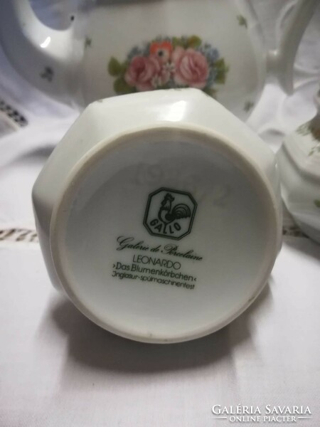 Porcelán kávés készlet /Gallo Leonardo/