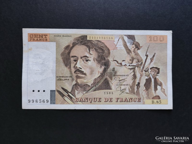 France 100 francs / francs 1984, f+