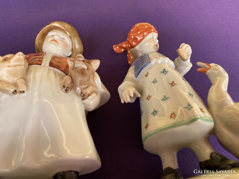 Herend figurines 2 pcs