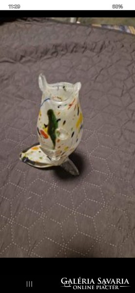 Glass fish figurines