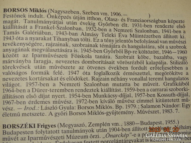 2 pcs.!!! Miklós Borsos (Sibiu 1906-Bp. 1990 ) Etching