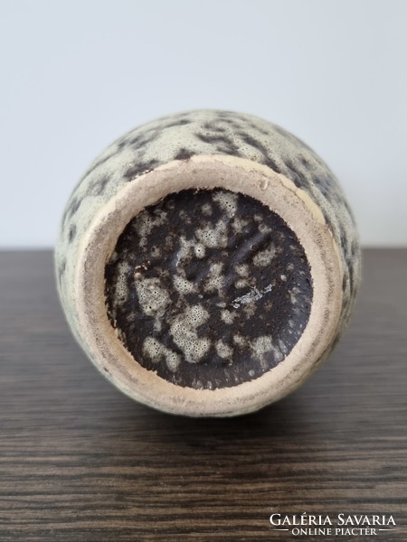 German fat lava ceramic vase