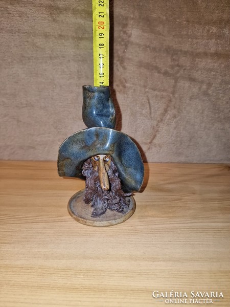 Early clarecraft ceramic candle holder