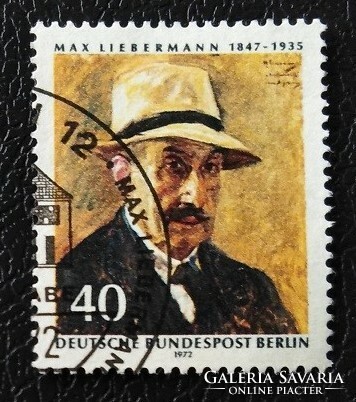 Bb434p / Germany - Berlin 1972 max liebermann stamp stamped
