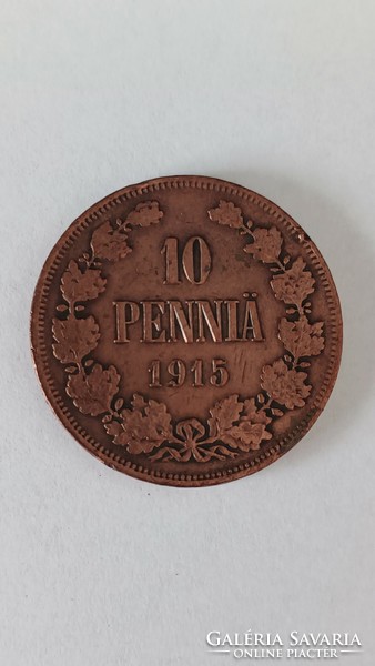 Finland 10 pennies 1915 rarer !