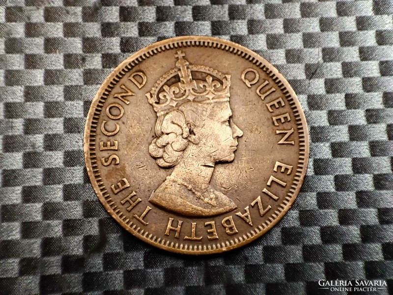 Eastern Caribbean States 1 cent, 1955