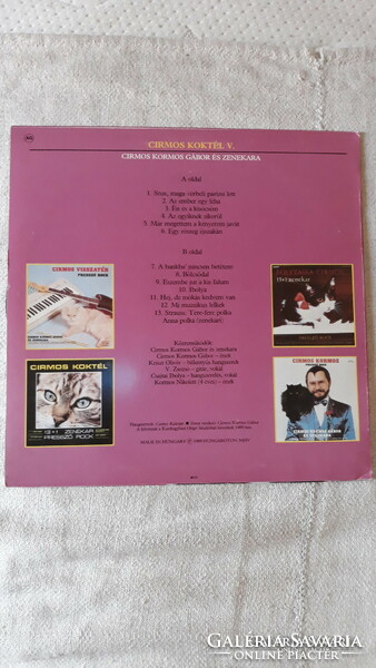 Tabby cocktail v. (Presszo rock) lp vinyl record