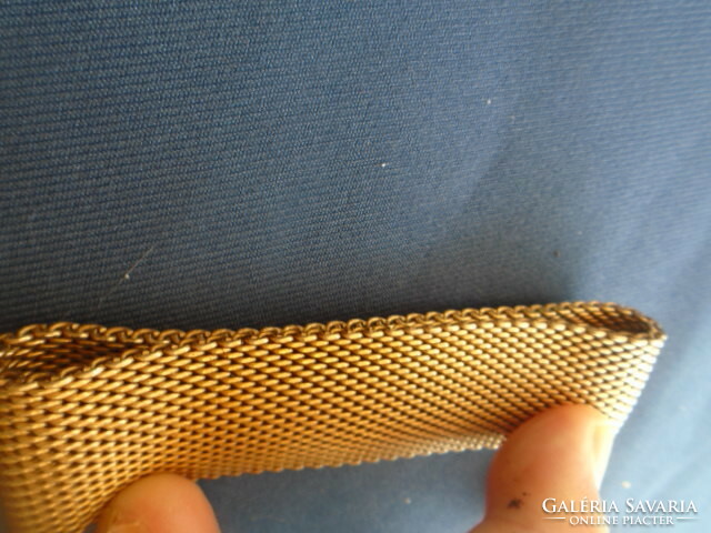 Original so-called cloth bracelet dipped in real gold, wonderful and demanding work