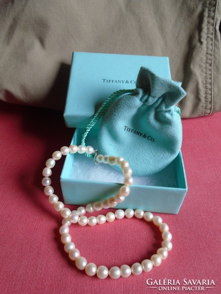 Genuine landscape, quality large-eyed white baroque true pearl necklace