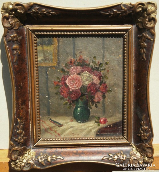 Unknown (first half of 20th century): flower still life