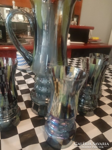 Beautiful glass drink set