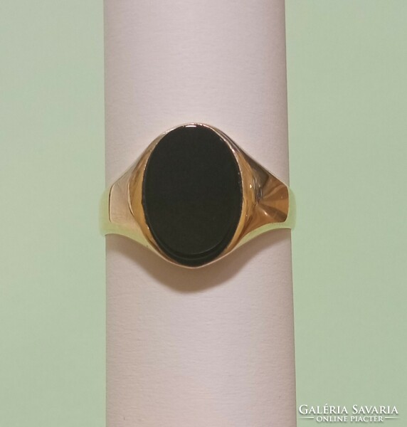 Gold men's signet ring, size 68, HUF 16,000/g
