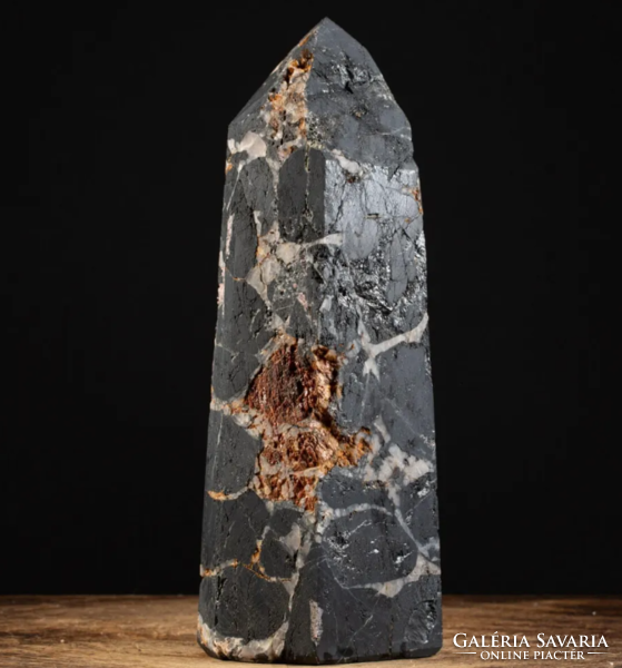Black tourmaline obelisk - (majestic) - 7.8Kg