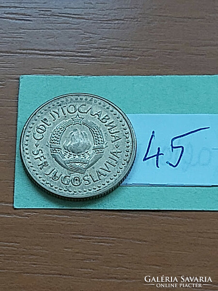 Yugoslavia 5 dinars 1985 nickel-brass 45