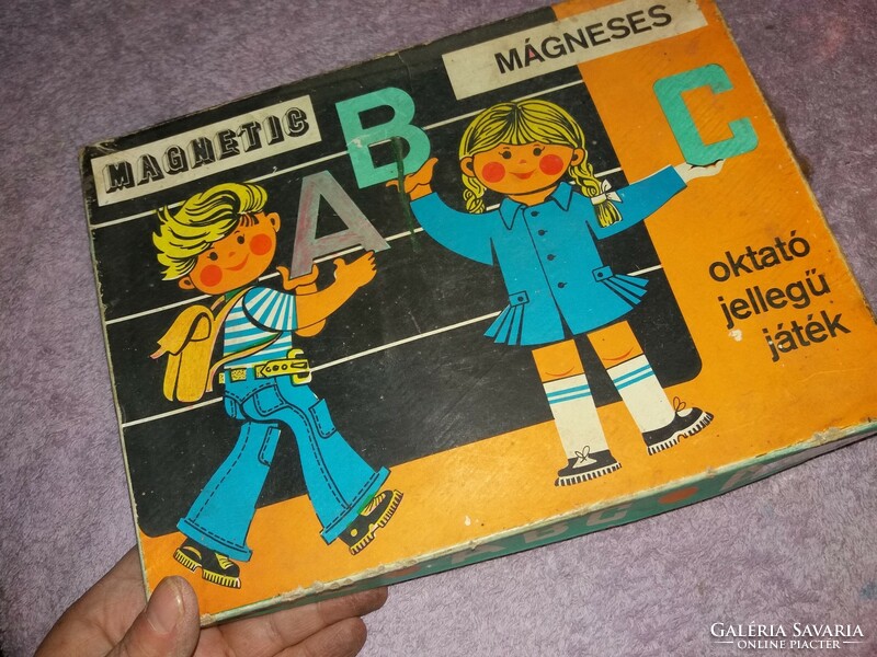 Old magnetic a b c creative educational game quantity and condition according to the pictures
