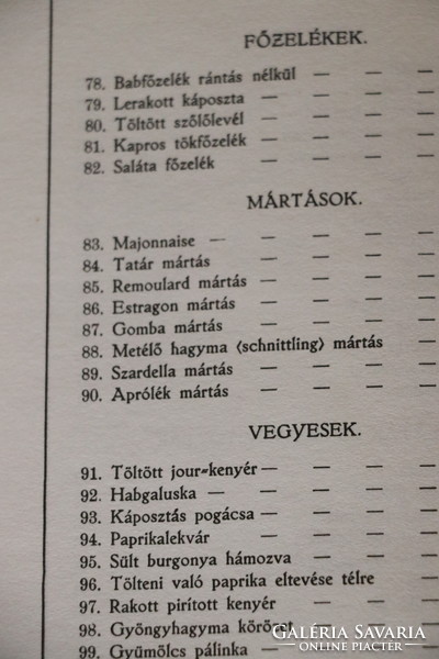 Mariska Vízvár's cookbook - one hundred specialties