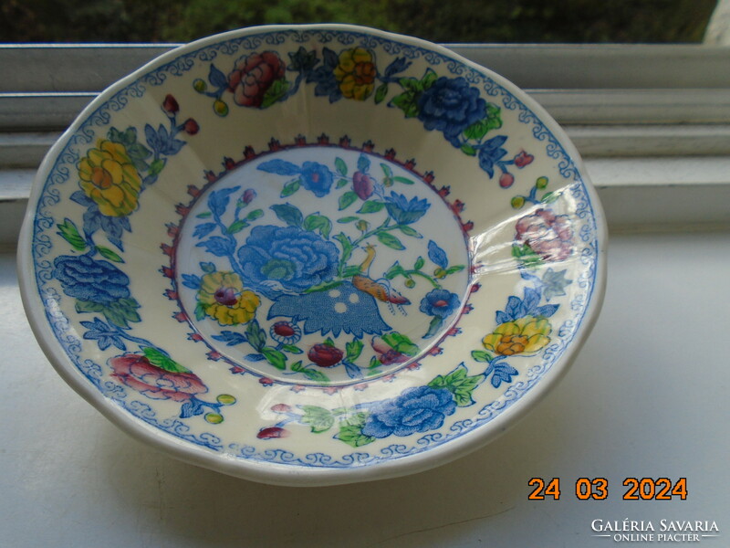 1930 Mason's regency polychrome bowl with floral design