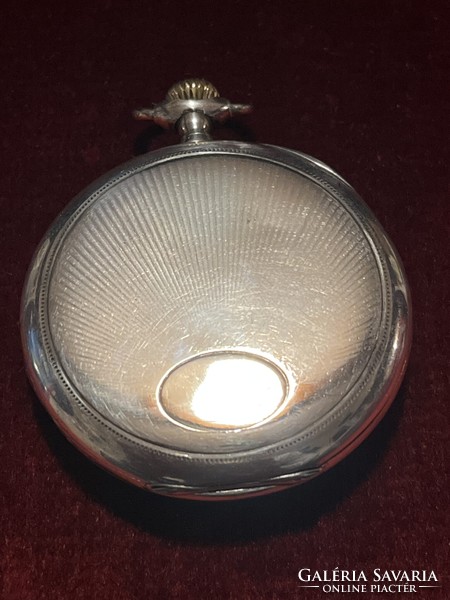 Doxa / antique/1900/ silver (800) pocket watch weight; 75 grams