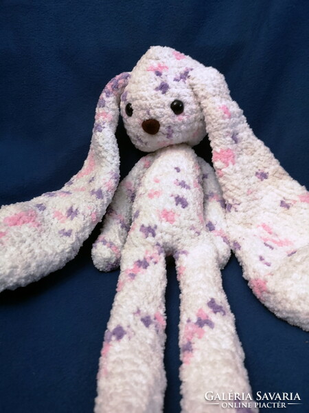 Custom crocheted stuffed rabbit