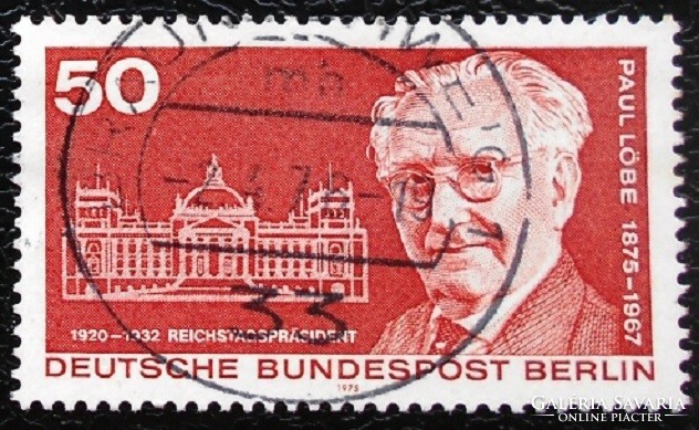 BB515p / Németország - Berlin 1975 Paul Löbe bélyeg pecsételt