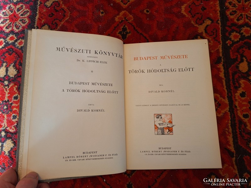 RRR!! kiválló-alkalmi A LIPPICH ELEK SZERKESZTETTE MŰVÉSZETI KÖNYVTÁR I-XVI teljes sorozat 1904-1911