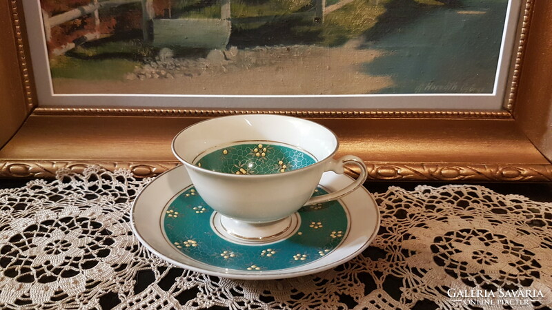Antique coffee cup with bottom, for sale in good condition, marked, with minimal wear