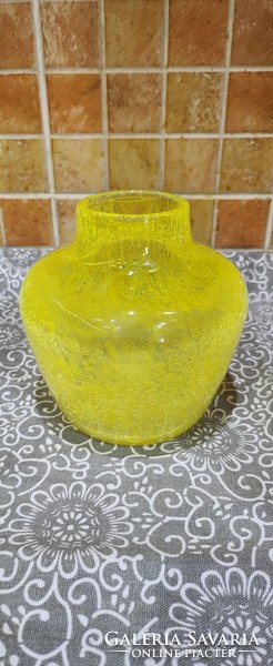Karcagi Fátyolüveg Különleges Váza
