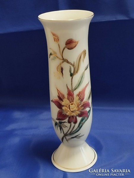 Zsolnay orchidea motívumos váza