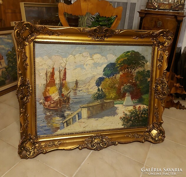 László Remecz Zólyomi's Mediterranean painting!