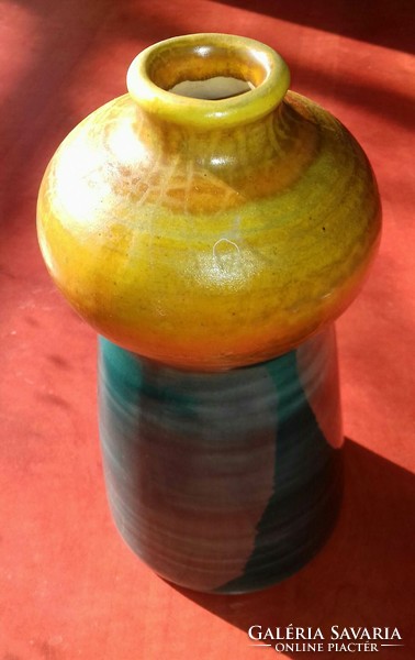 Marked Hungarian ceramic vase