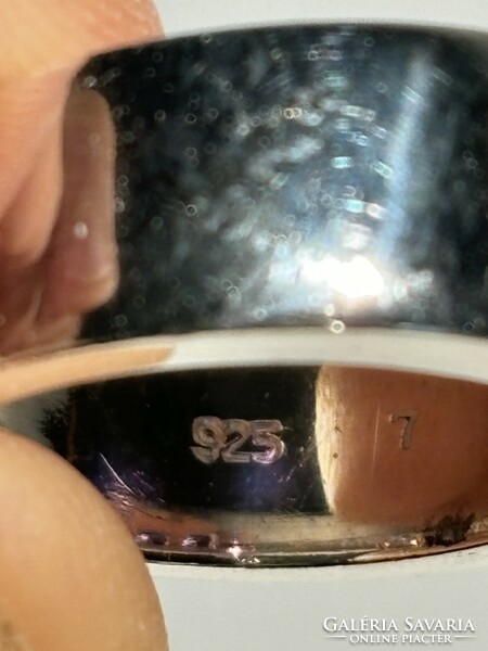 MEXX eredeti lila köves 53-54es sterling EZÜST gyűrű! 10 grammos!!!  Személyesen MOM Park, környéke!